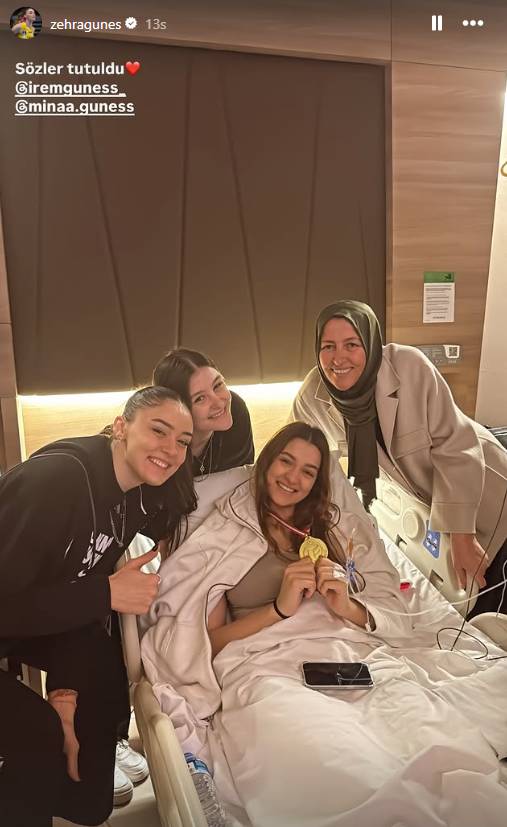 Zehra Güneş şampiyon olur olmaz hastaneye koştu 4